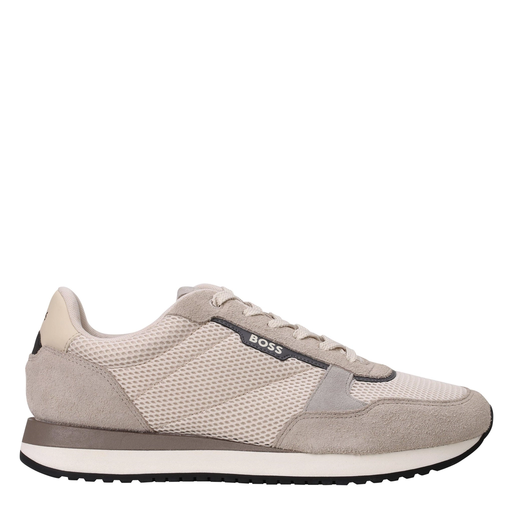Hugo Boss Kai Runner Style Trainer - Light Beige 271